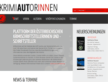 Tablet Screenshot of krimiautoren.at